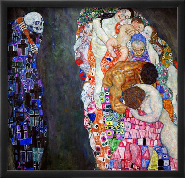 Life And Death - Gustav Klimt Painting